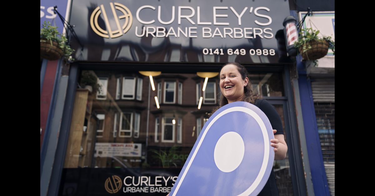 Scotland Loves Local -JS. Photo by Jamie Simpson Free first use: Karina Curley, proprietor of Curley's Urbane Barbers (ALL CORRECT), on Minard Road, Shawlands, Glasgow. The business is one of several in Shawlands promoting the Scotland Loves Local campaign, encouraging people to choose local and back businesses in their community as part of the national recovery from the Covid-19 pandemic. The campaign is spearheaded by Scotland's Towns Partnership.
Media enquiries to Chris Story on 07375 065 728 / chris@messagematters.co.uk