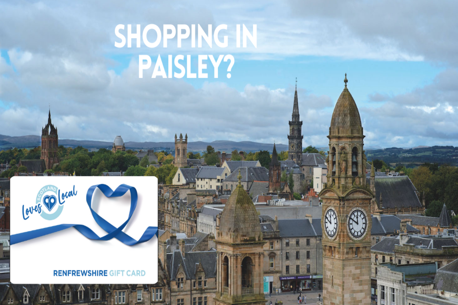 Renfrewshire Gift Card: Finishing Touches