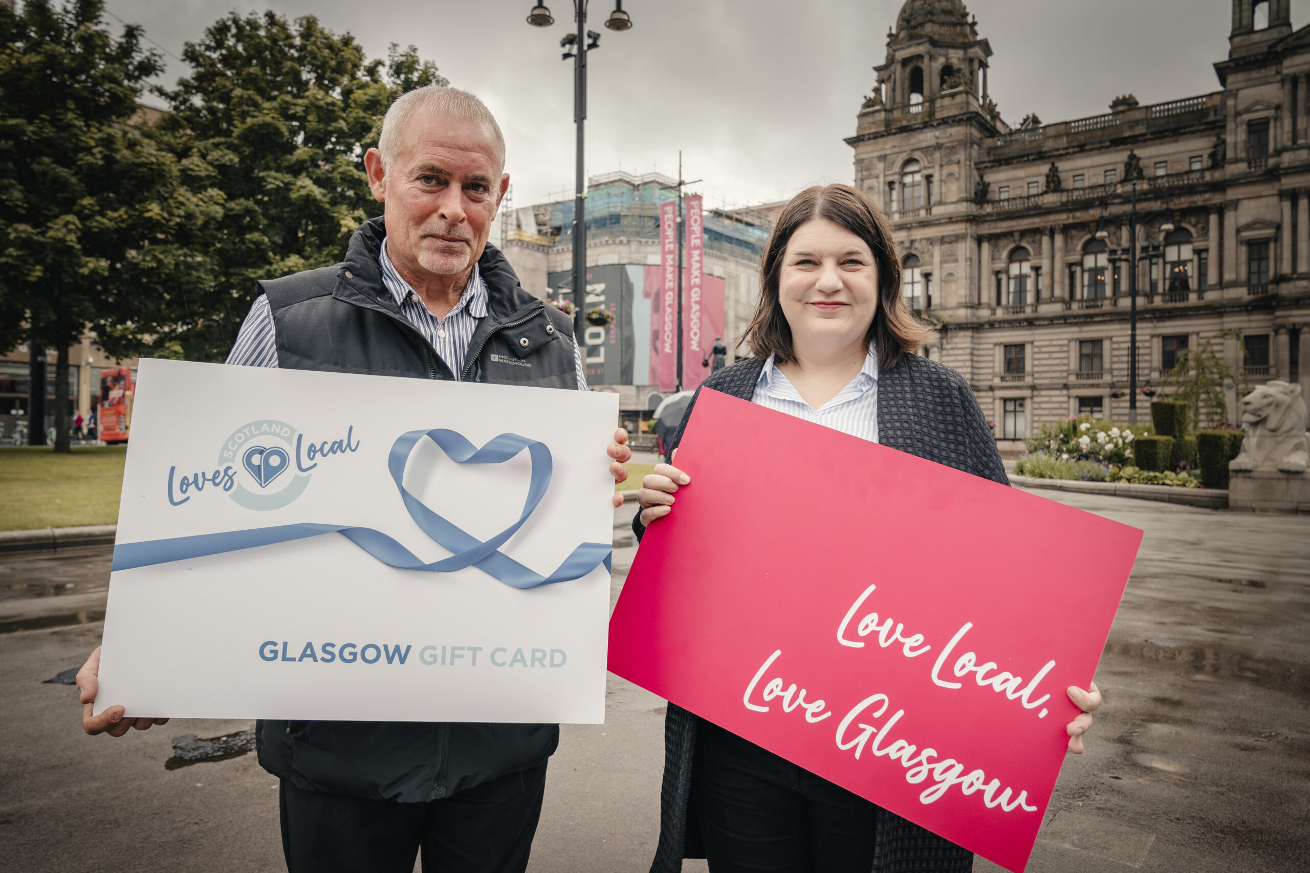 85,000 Scotland Loves Local Glasgow Gift Cards to help low-income households and boost business